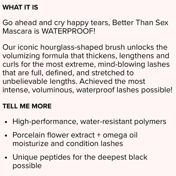 Too Faced Better Than Sex Waterproof Mascara - Picture 16 of 16